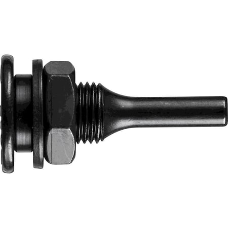 Pferd 84656 Flat Head Drive Arbor For Tube Center Brushes, 5/8in Arbor Hole to 1/4in Shaft 84656-PFERD